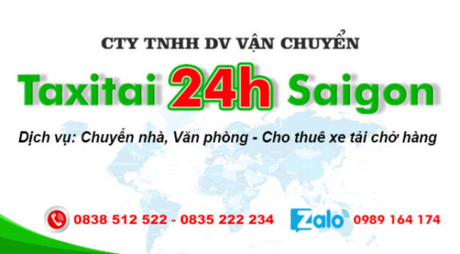 Chuyển nhà văn phòng - Taxi Tải 24H Sài Gòn